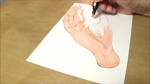 create 3D illusion drawing