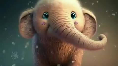 Cute baby elephant 🥰
