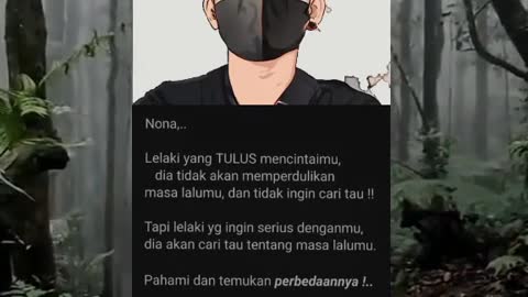 Lelaki tulus atau Lelaki Dewasa