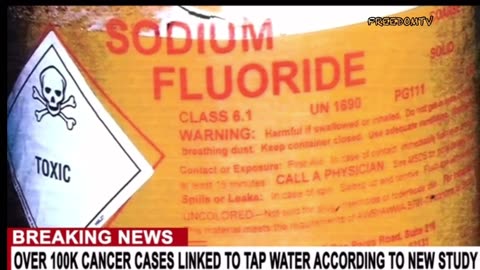 There is a toxic poison sign of the fluoride canisters for a reason you know