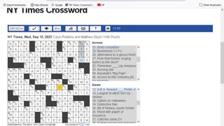NY Times Crossword 9 Aug 23, Wednesday