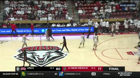 MBB Sports College Basketball 🏀 - The Runnin Rebels conquer New Mexico on the road‼️