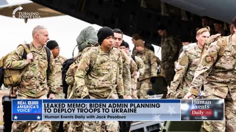 Jack Posobiec: The Biden administration is now considering sending more troops inside Ukraine to "track arms."