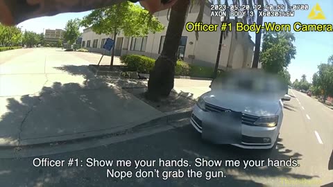 Sacramento police release bodycam footage of K-9 handlers shooting a woman armed with an airsoft gun