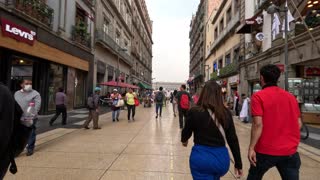 5.3K Video-Mexico City Historic District Walking Tour-Palacio de Bellas Artes