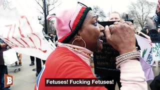 Roe v. Wade Anniversary – Completely Normal Abortion Advocates Scream Hysterically at Women’s March