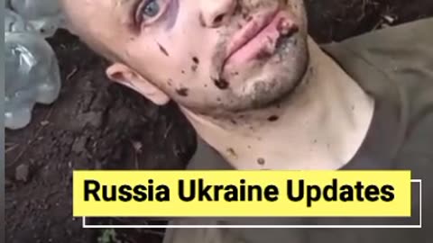 Abandoned Ukrainian soldier found by Russian forces tells his story.