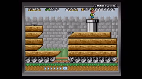 Super Mario Advance 4 Playthrough (Game Boy Player Capture) - World 8