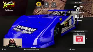 100% Late Model Season in Xtreme Dirt Tour on Nascar Heat 3.