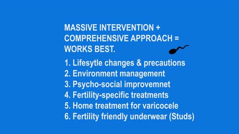 Varicocele and Low Sperm Count - Home Treatment!