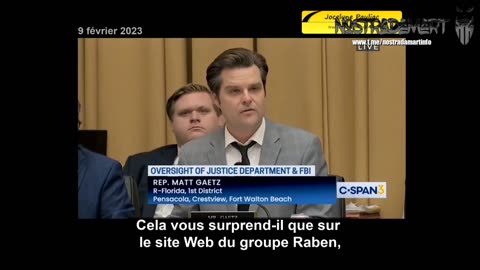 Matt Gaetz, interroge Elliot Williams, directeur du groupe Raben