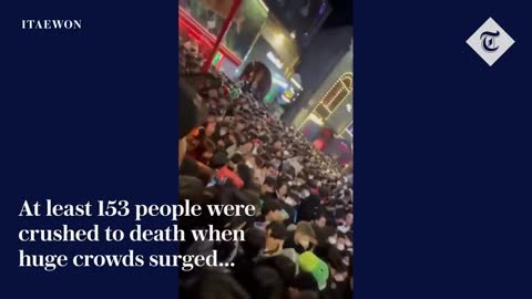 At least 153 dead after South Korea Halloween crowd crush