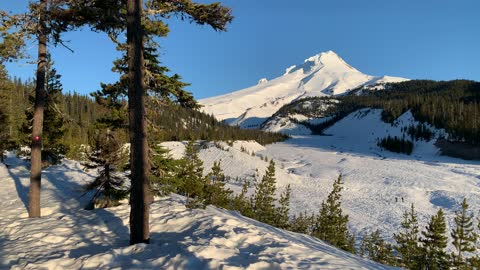 Alpine Winter Wonderland – White River West Sno Park – Mount Hood – Oregon – 4K