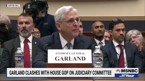 United States Attorney General Merrick Garland testifies on Capitol Hill