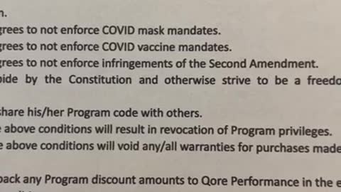 Qore Performance Direct Purchase Program for Military/Law Enforcement/Fire EMS