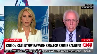 Sanders lists economic woes after praising Biden