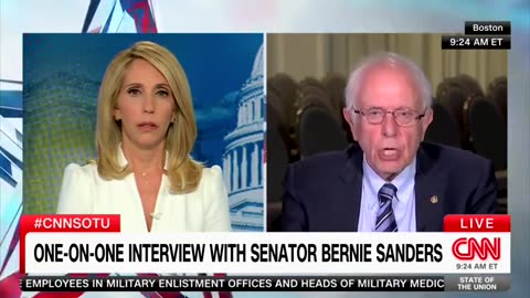 Sanders lists economic woes after praising Biden