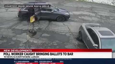 Caught on camera: Blank ballots brought into Lorain County, Ohio bar day before election.