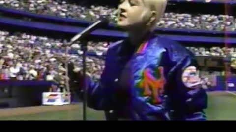 Cyndi Lauper nails National Anthem