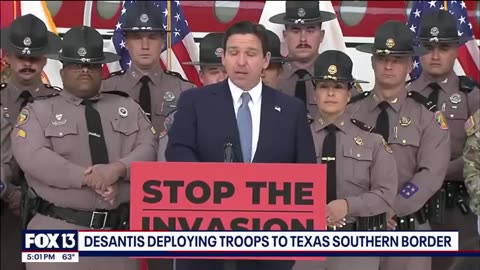 DeSantis deploys National, State Guard troops to Texas border amidst migrant surge