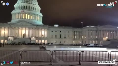 NEW: Dystopic vibes at the U.S. Capitol building in DC