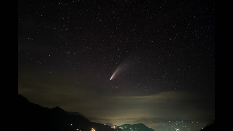 Magnificent Shot For The Bright Neowise Comet