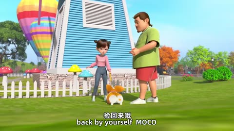Moco and yommy😃flying moco fun animation