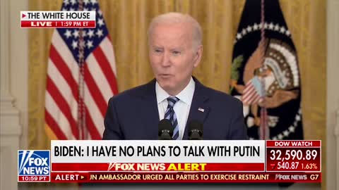 BIDEN: “No one expected the sanctions to prevent anything from happening”