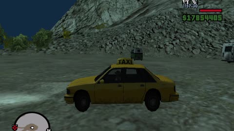 How i Climbed Grand Theft Auto: San Andreas Mt. Chiliad Taxi Car Jump