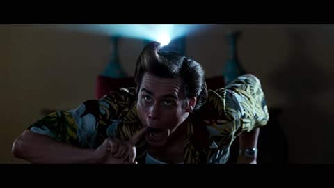 Ace Ventura JIM CARREY # Funny Projector Room Scene