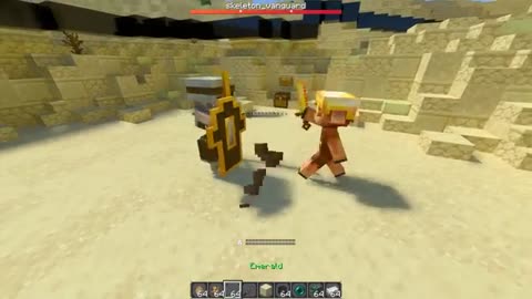 Skeleton Vanguard vs All Mobs in Minecraft - Skeleton Vanguard (Minecraft Dungeons) vs All Mobs
