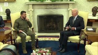 "Stay united and strong", Zelensky urges Biden during White House visit