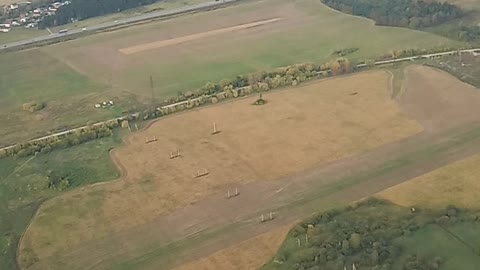 paragliding near the city