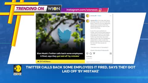 Trending on WION: Twitter calls back some employees it fired, says they got laid off 'by mistake'