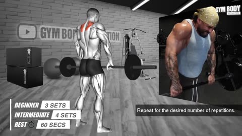 6 Exercises for BIGGER SHOULDERS and TRAPS with Dumbbell and Barbell