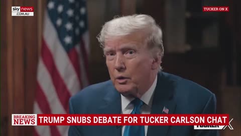 Donald Trump sits down with Tucker Carlson after snubbing GOP debate