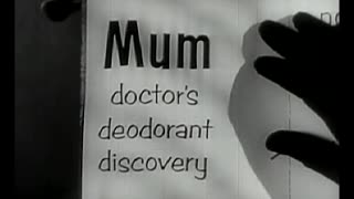 1956 - Mum Deodorant Commercial