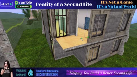 Good Afternoon! It's a Wednesday Second Life LIVE Stream! Building, Music and some Chat