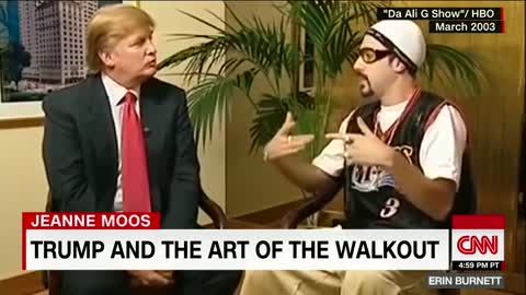 Watch Donald Trump's best interview walkouts