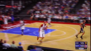 NBA2K: Indiana Pacers vs Detroit Pistons (Dunks-Buzzer Beater)