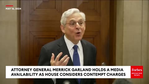 BREAKING NEWS- Merrick Garland Speaks Out As House Judiciary Committee Considers Contempt Charges