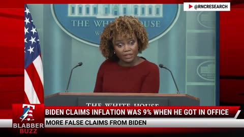 Biden Claims Inflation Was 9% When He Got In Office