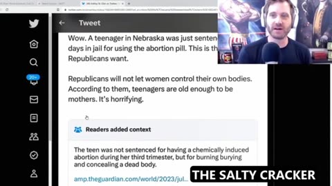 SALTY CLIP 115 TEEN ABORTS BURNS AND BURIES BABY - A NEW LAYER OF HELL