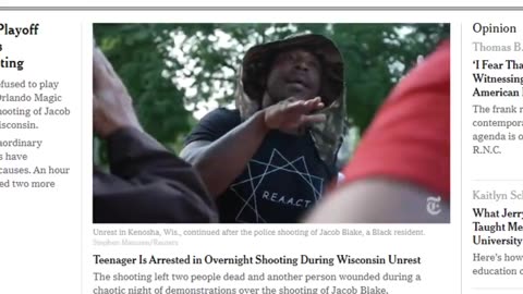 Drudge: War In Wisconsin: Gun Battles On The Streets Of Kenosha (8-26-20)