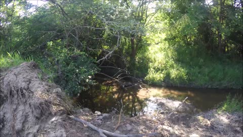 HOMESTEADING Digging out a Creek crossing in the country Front End Loader Kubota Tractor