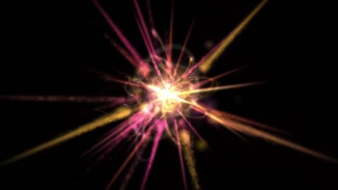 Yellow Purple Laser Star Loop.Motion Graphic video. Visual Effect video. Motion Backdrop.