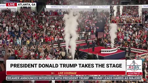 FULL SPEECH: President Trump and JD Vance Take the Stage at the Rally in Atlanta - 8/3/24