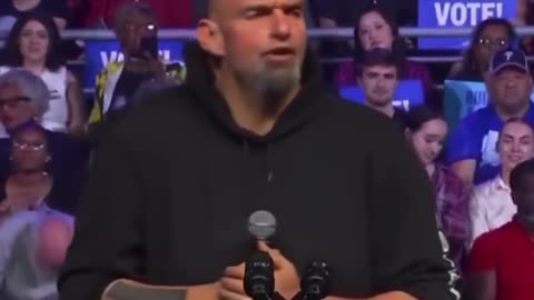 Cyborg Fetterman Malfunctions During Rally - Hits Glitch on Roe v. Wade - Stuck in Repeat Mode