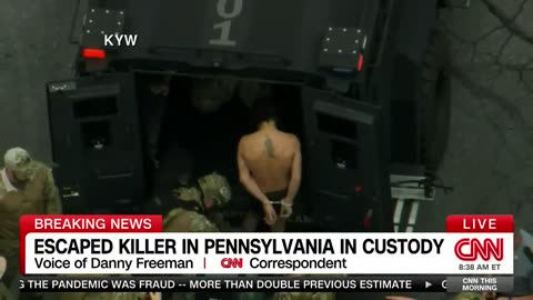 Video shows moment escaped Pennsylvania killer is captured