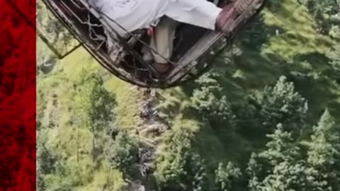 It took 12 hours to rescue all eight passengers of this cable car. #Shorts #Pakistan #BBCNews